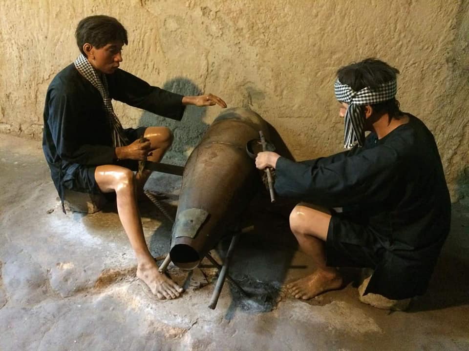 Excursión a túneles de Cu Chi con guía en español