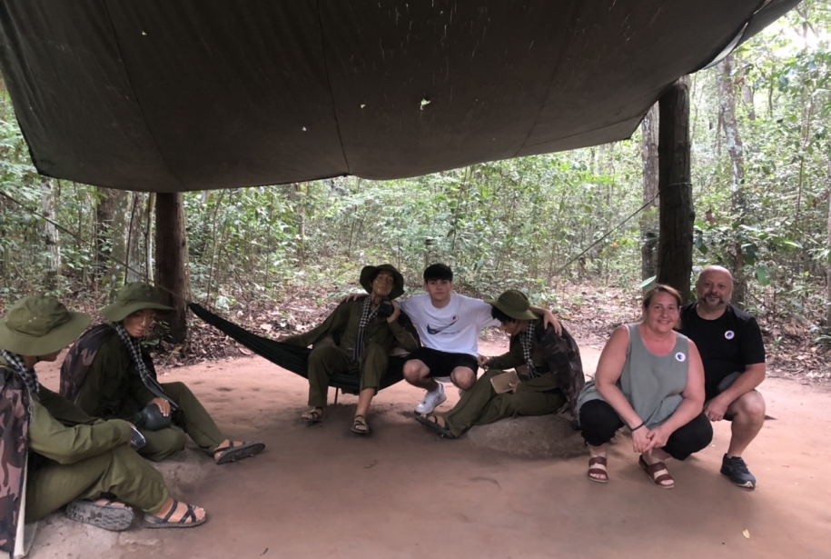 Excursión a túneles de Cu Chi con guía en español