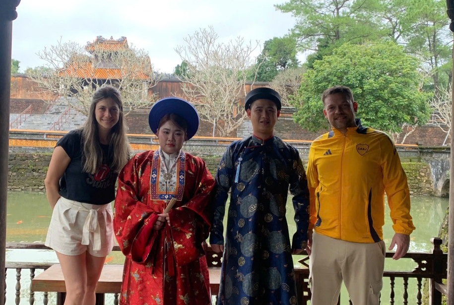 Entrada a ciudad imperial en Hue