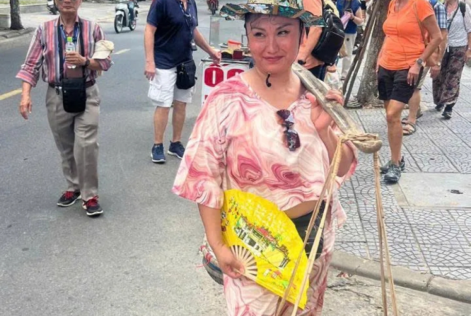 Balade en bateau-panier