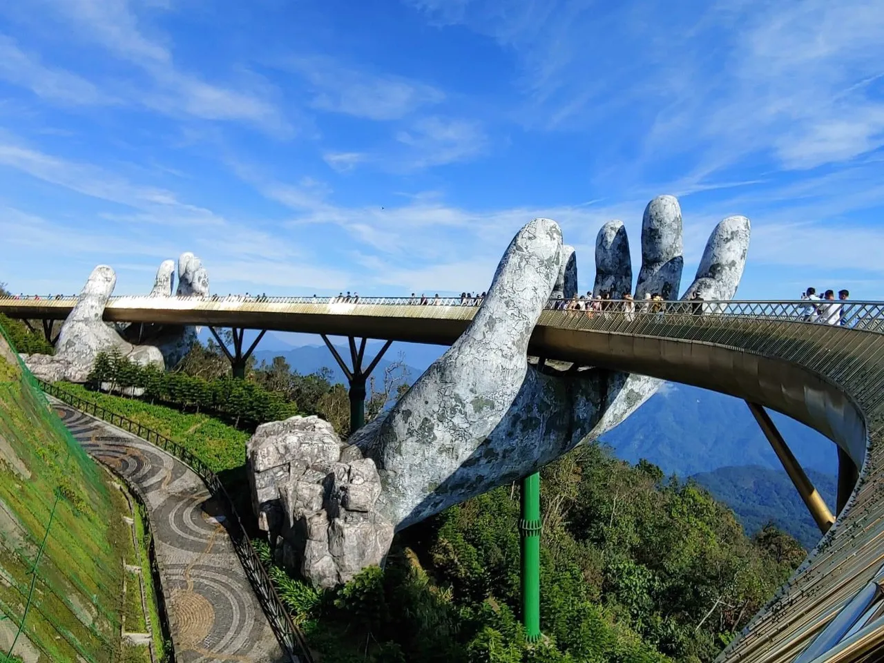 Escursione al Golden Bridge per crocieristi in partenza dal porto di Chan May – Privata